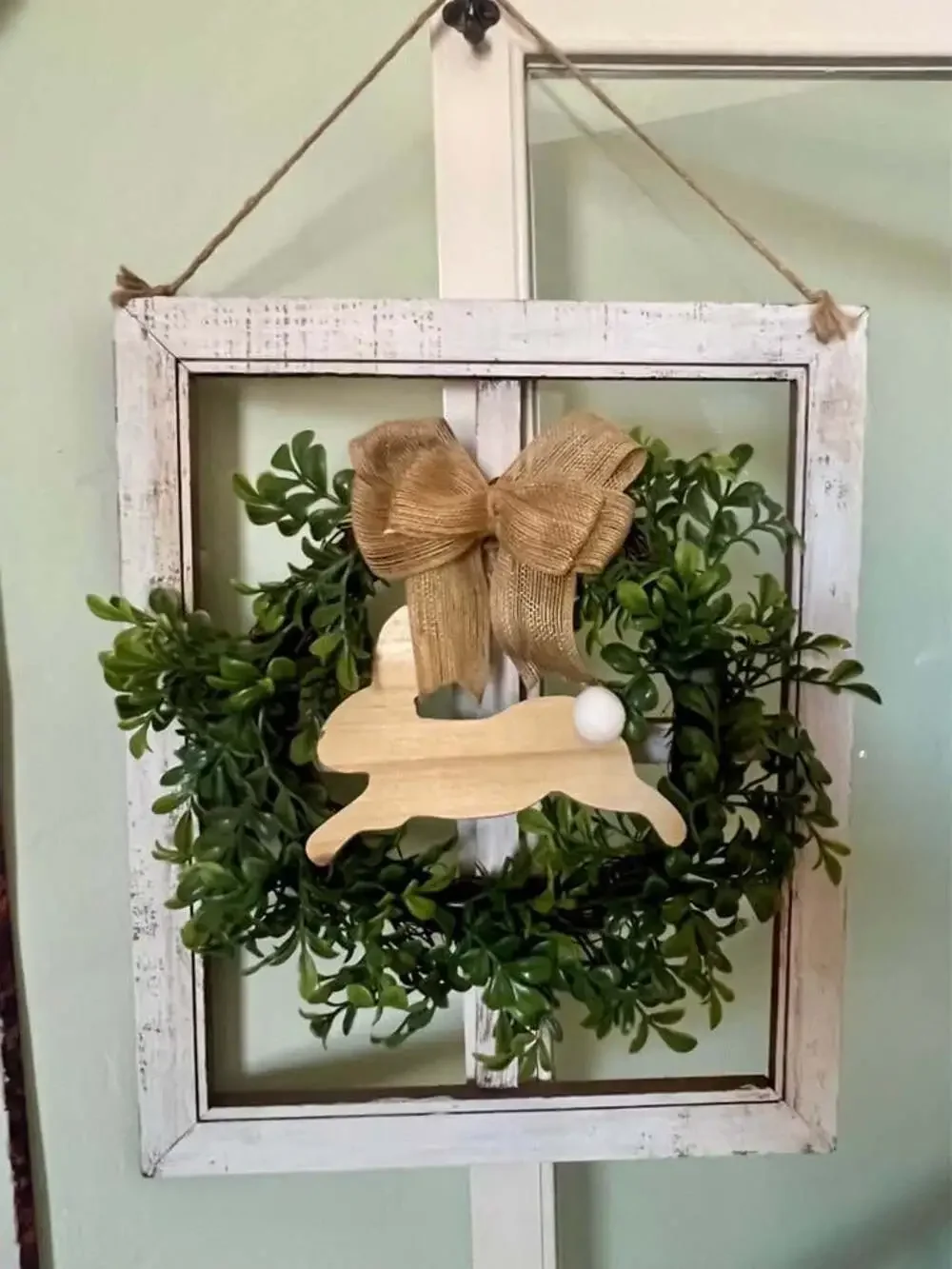 Cottage style hanging art